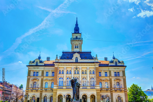 City Hall in the old part of Novi Sad, HDR Image.