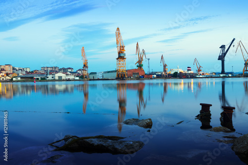 Industrial seaport of antander