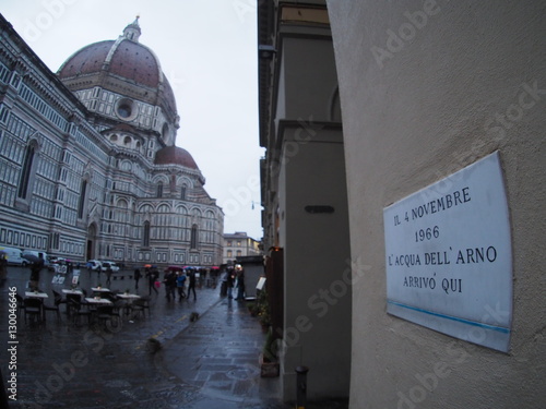 plaque for the flood in Florence November 4, 1966