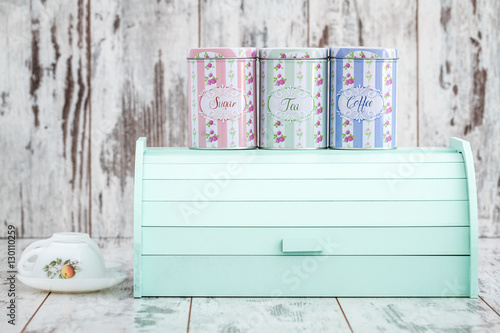 Colorful Wooden Bread Boxes for Bread Keeping