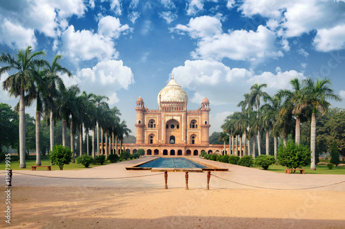 Tomb of Safdarjung view with arch, New Delhi, India