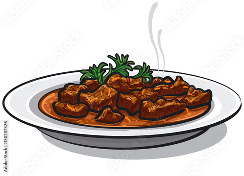 traditional goulash dish