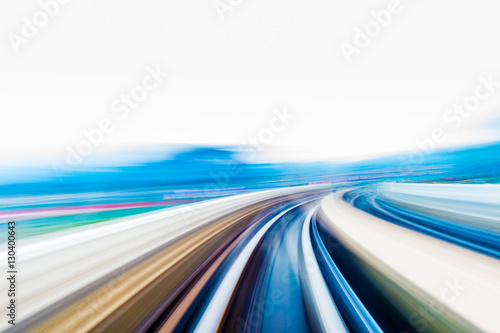 Speed motion in urban highway road tunnel 