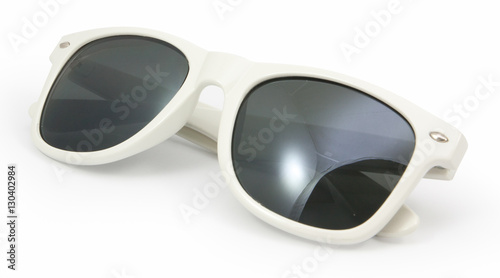 white sunglasses on white