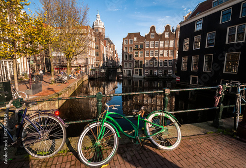 Amsterdam city landscape