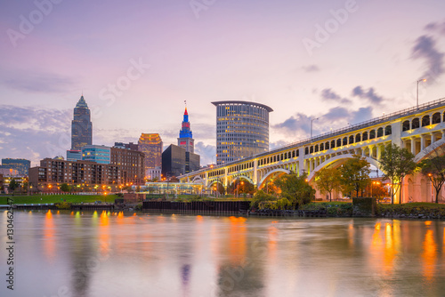 View of downtown Cleveland