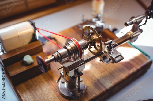 Watch repairing machine in a horology workshop