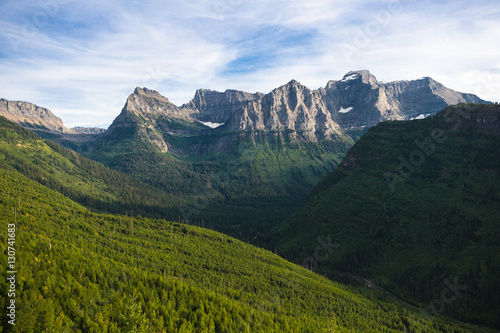 Mt Oberlin and GTTS in Glacier National Park, Montana