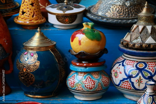 Traditional Moroccan pottery