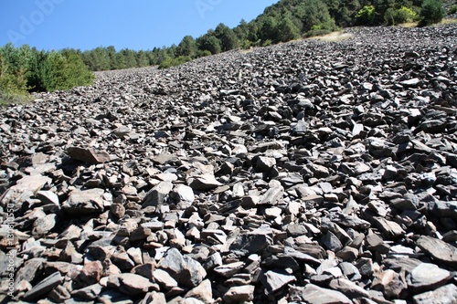 scree in talus deposit