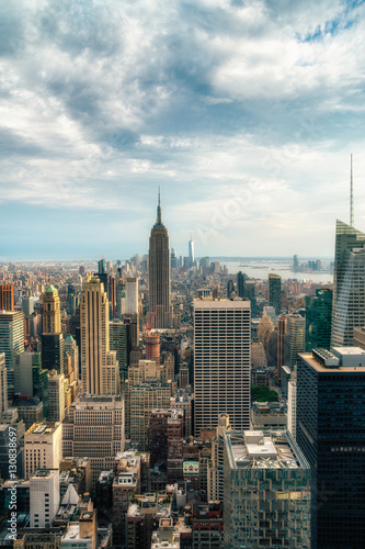 NEW YORK CITY: Observers view Midtown from Top of the Rock Rockefeller center. Manhattan is often described as the cultural and financial capital of the world.