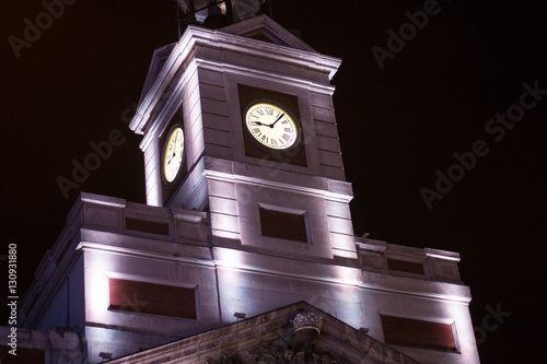 Reloj de la Puerta del Sol, Madrid, España
