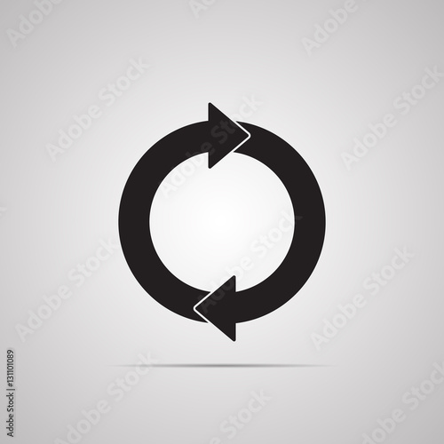 символ плоский для веб circulation цикл круговорот стрелки