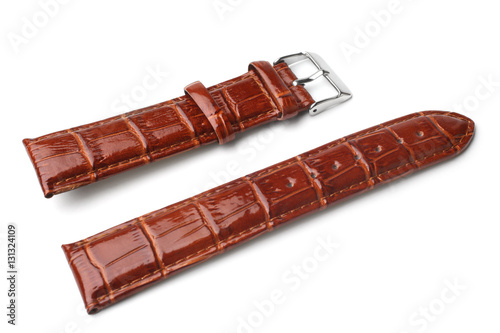 Leather wristlet