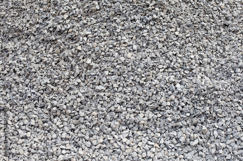 Gray gravel closeup