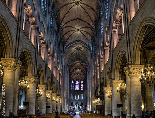 Inside Notre Dame Cathedral: Light Edit with NR