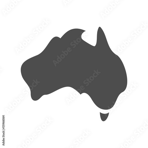 australia map vector.