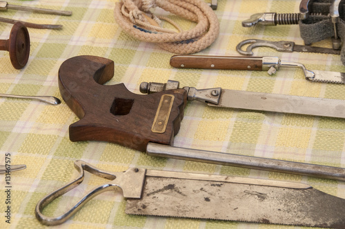 Old Time Hacksaw used for Amputating Limbs