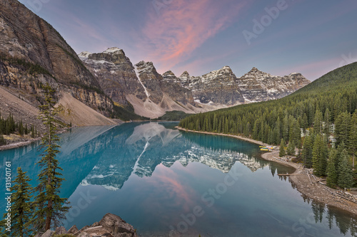 Moraine Lake Sunrise - Banff National Park