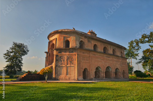 The Rang Ghar - the royal sports-pavilion for Ahom kings in Assam in India 