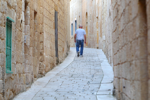 Stara, zabytkowa uliczka w miejscowości Mosta na Malcie