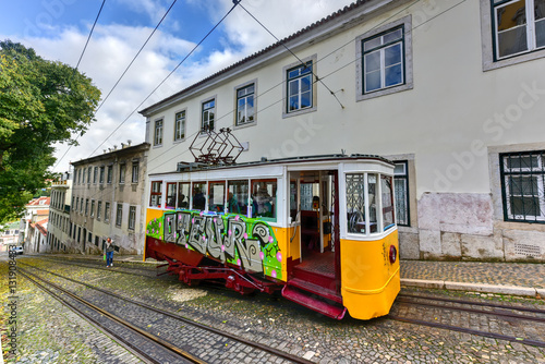 Gloria Funicular - Lisbon, Portugal
