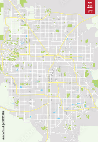 vector map of Las Vegas, USA. City plan Las Vegas