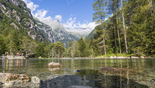 Beautiful landscape of "Val di Mello" (Valtellina)