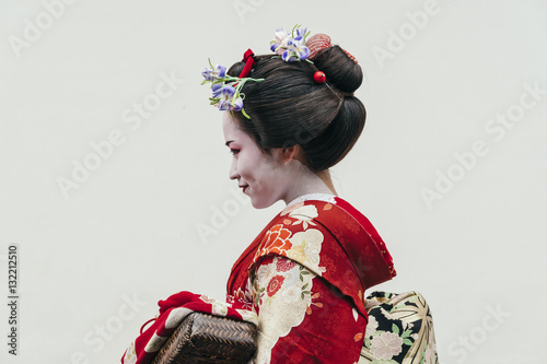  Portrait of a Maiko geisha in Gion Kyoto