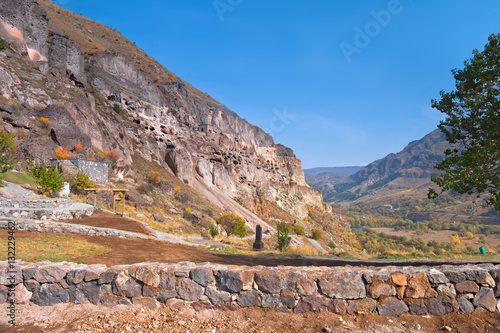 Skalne miasto Wardzia w Gruzji. The rock city Vardzia in Georgia.