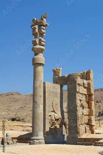 Persepolis - ceremonial capital of the Achaemenid Empire in Iran 
