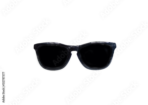 Sunglasses on white background