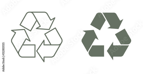 Traditional recycle symbol