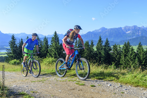 Tour mit dem Mountainbike im Allgäu