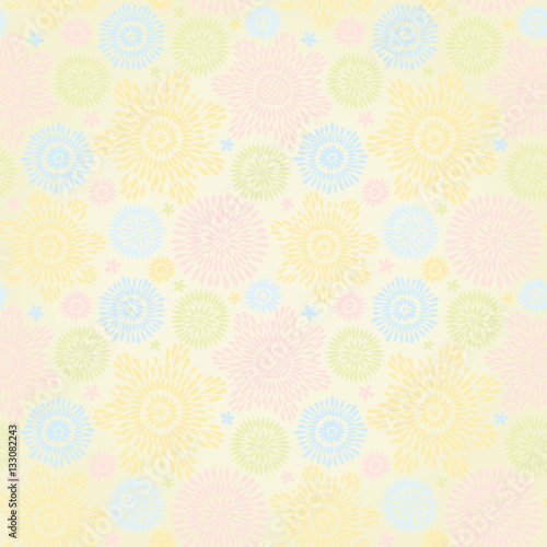 Bright spring seamless pattern