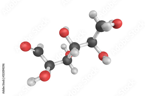 3d structure of Maltodextrin, a polysaccharide that is used as a