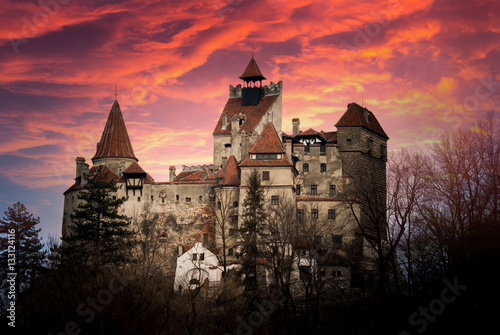 Bran Castle, Transylvania, Romania, known as "Dracula's Castle".