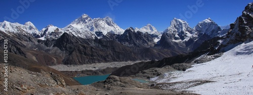 Gokyo valley and mount Everest