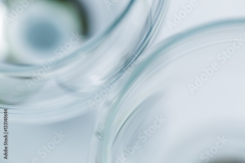 Glass blurry abstraction