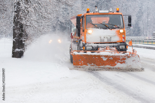 snowplow and snow calamity