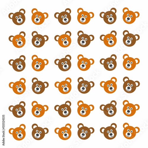 pattern for baby, toy bear