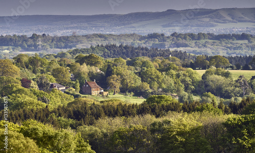 Old farmhouse in beautiful countryside at Punnett's Town, near Heathfield, High Weald of Sussex