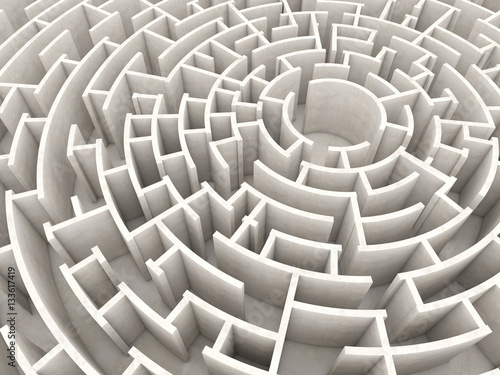 circular maze 3d