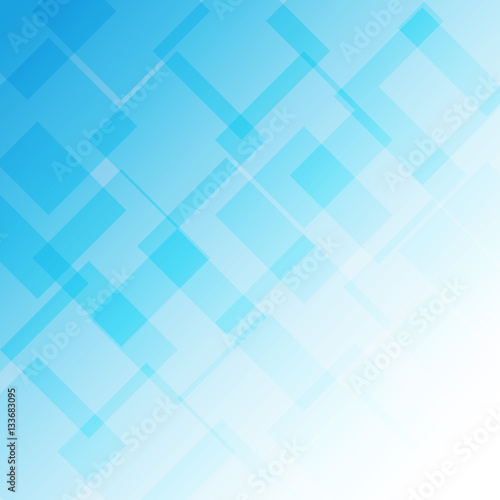 abstract background with blue transparen rhombus light vector