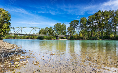 Lewis Street bridge over the Skykomish River