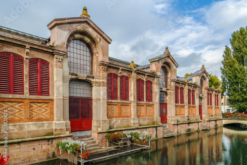 Covered market, Colmar, France