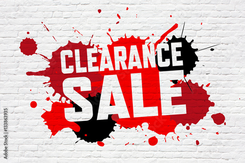 Clearance sale