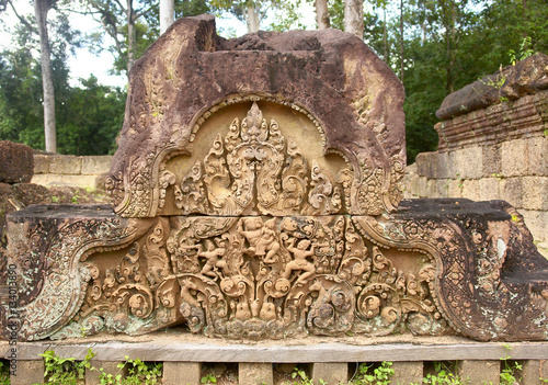 Banteay Srei - temple dedicated to the Hindu god Shiva, located in the area of Angkor in Cambodia 