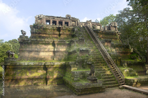 The Baphuon - a temple at Angkor, located in Angkor Thom, Cambodia. 