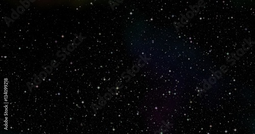 Abstraction space background for design. Mystical light. Starry outer space. Panoramic looking into deep space. Dark night sky full of stars.